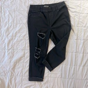 Maurices Super High Rise Black Stretch